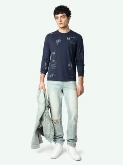 Zadig & Voltaire Hector T-shirt Encre