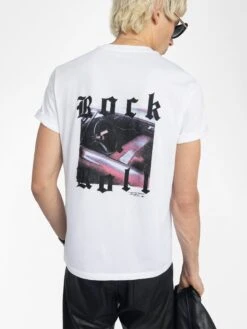 Zadig & Voltaire Tommy T-shirt Blanc -Zadig & Voltaire Clothing JMTS01728 BLANC HOVER 683dc9ec6af37