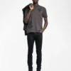 Zadig & Voltaire Tommy T-shirt Dark Chocolate -Zadig & Voltaire Clothing JMTS01729 DARK CHOCOLATE ADDI 2 68484eed7efce