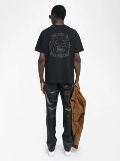 Zadig & Voltaire Teddy T-shirt Black -Zadig & Voltaire Clothing JMTS01731 BLACK BACK 68484fd07c151