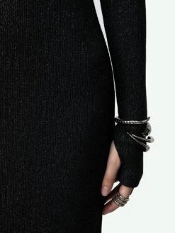 Zadig & Voltaire Ruby Dress Black -Zadig & Voltaire Clothing JWDR00068 NOIR ADDI 2 668cfe6f231b1