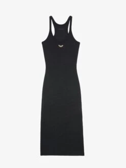 Zadig & Voltaire Astra Dress Black -Zadig & Voltaire Clothing JWDR01067 BLACK PACKSHOT 67a626a41c1c5