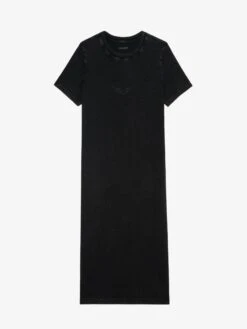 Zadig & Voltaire Zaid Dress Carbone 11 Zadig & Voltaire Zaid Dress Carbone -Zadig & Voltaire Clothing JWDR01069 CARBONE PACKSHOT 6777f01ab68dc