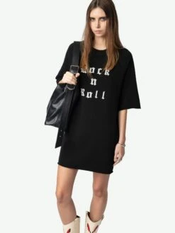Zadig & Voltaire Grace Dress Black -Zadig & Voltaire Clothing JWDR01073 BLACK ADDI 1 676052c642571