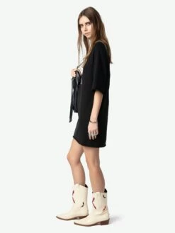 Zadig & Voltaire Grace Dress Black -Zadig & Voltaire Clothing JWDR01073 BLACK ADDI 2 676052fbea333