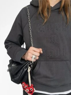 Zadig & Voltaire Georgy Sweatshirt Carbone -Zadig & Voltaire Clothing JWSS01607 CARBONE HOVER 6849a29f30b54