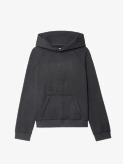 Zadig & Voltaire Georgy Sweatshirt Carbone -Zadig & Voltaire Clothing JWSS01607 CARBONE PACKSHOT 684fe15319067