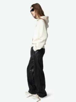 Zadig & Voltaire Georgy Sweatshirt Light Sugar -Zadig & Voltaire Clothing JWSS01607 LIGHT SUGAR ADDI 2 675ff3c2a6255