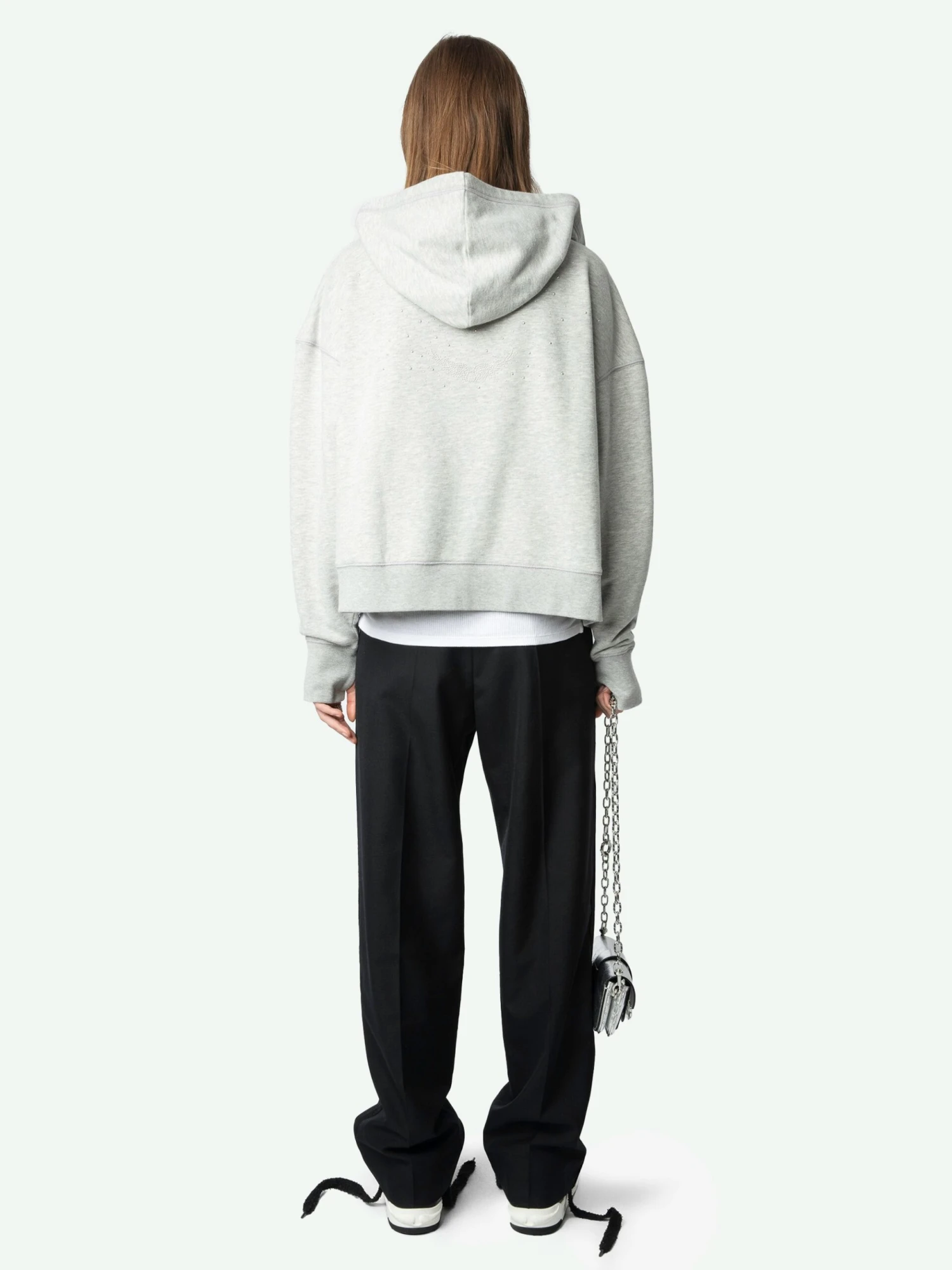 Zadig & Voltaire Mia Sweatshirt Gris Chine Clai 4 Zadig & Voltaire Mia Sweatshirt Gris Chine Clai - Image 2