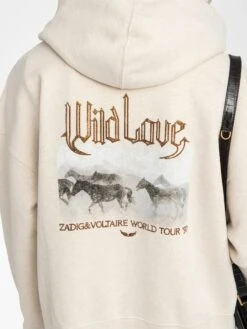 Zadig & Voltaire Mia Sweatshirt Light Sugar -Zadig & Voltaire Clothing JWSS01663 LIGHT SUGAR ADDI 2 6835c78832698