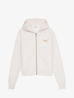 Zadig & Voltaire Mia Sweatshirt Light Sugar -Zadig & Voltaire Clothing JWSS01663 LIGHT SUGAR PACKSHOT 6836c8d7d4833