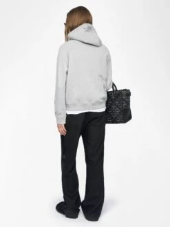 Zadig & Voltaire Georgy Grey Women's Rhinestone Sweatshirt Gris Chine -Zadig & Voltaire Clothing JWSS01665 GRIS CHINE BACK 684850e90b197