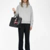 Zadig & Voltaire Georgy Grey Women's Rhinestone Sweatshirt Gris Chine 1 Zadig & Voltaire Georgy Grey Women's Rhinestone Sweatshirt Gris Chine -Zadig & Voltaire Clothing JWSS01665 GRIS CHINE SHOOTING 684851cf3196c