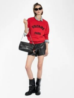 Zadig & Voltaire Upper Sweatshirt Love 12 Zadig & Voltaire Upper Sweatshirt Love -Zadig & Voltaire Clothing JWSS01674 LOVE ADDI 1 687df5a838140