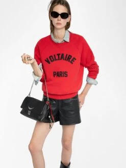 Zadig & Voltaire Upper Sweatshirt Love 13 Zadig & Voltaire Upper Sweatshirt Love -Zadig & Voltaire Clothing JWSS01674 LOVE ADDI 2 687df5a1207ea