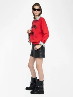 Zadig & Voltaire Upper Sweatshirt Love 14 Zadig & Voltaire Upper Sweatshirt Love -Zadig & Voltaire Clothing JWSS01674 LOVE ADDI 3 687df5afed661