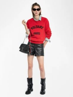 Zadig & Voltaire Upper Sweatshirt Love 15 Zadig & Voltaire Upper Sweatshirt Love -Zadig & Voltaire Clothing JWSS01674 LOVE ADDI 4 687df59fb2b34