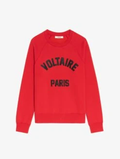 Zadig & Voltaire Upper Sweatshirt Love 17 Zadig & Voltaire Upper Sweatshirt Love -Zadig & Voltaire Clothing JWSS01674 LOVE PACKSHOT 6866812631db5
