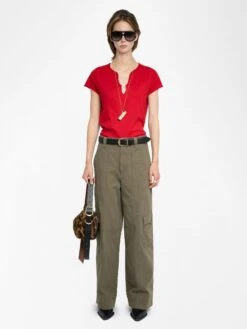 Zadig & Voltaire Tuni Henley T-shirt Love