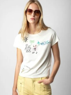 Zadig & Voltaire Charlotte T-shirt Judo -Zadig & Voltaire Clothing JWTS01637 JUDO ADDI 2