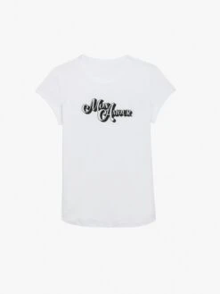 Zadig & Voltaire Woop Amour T-shirt White -Zadig & Voltaire Clothing JWTS01657 BLANC PACKSHOT 6630a274c5c8c