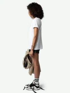 Zadig & Voltaire Edwin Hearts T-shirt White -Zadig & Voltaire Clothing JWTS01665 BLANC ADDI 2 6683f073d25be