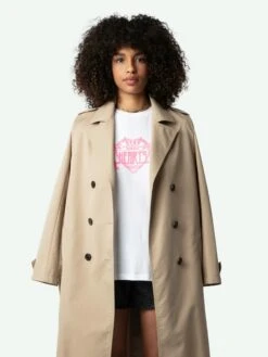 Zadig & Voltaire Edwin Hearts T-shirt White -Zadig & Voltaire Clothing JWTS01665 BLANC ADDI 4 6683f0094e438