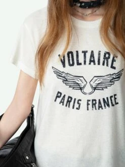 Zadig & Voltaire Walk Voltaire Wings T-shirt Judo -Zadig & Voltaire Clothing JWTS01673 JUDO HOVER 664c6126dcf9f