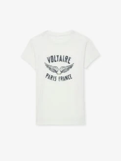 Zadig & Voltaire Walk Voltaire Wings T-shirt Judo -Zadig & Voltaire Clothing JWTS01673 JUDO PACKSHOT 664333f5c707e
