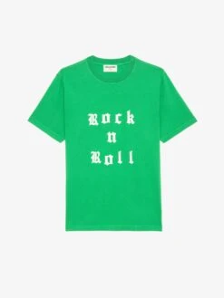 Zadig & Voltaire Edwin T-shirt Gazon -Zadig & Voltaire Clothing JWTS02770 GAZON PACKSHOT 6777f0b3cee91