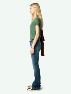 Zadig & Voltaire Story T-shirt Coriander -Zadig & Voltaire Clothing JWTS02786 CORIANDER ADDI 2 6728e39d3bce6