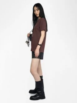 Zadig & Voltaire Edwin T-shirt Burgundy -Zadig & Voltaire Clothing JWTS02868 BURGUNDY ADDI 2 685d21007fc40