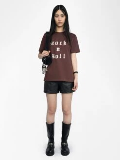 Zadig & Voltaire Edwin T-shirt Burgundy