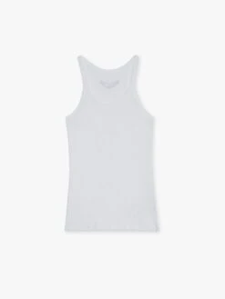 Zadig & Voltaire Alba Tank Top White -Zadig & Voltaire Clothing JWTT00228 BLANC PACKSHOT 1