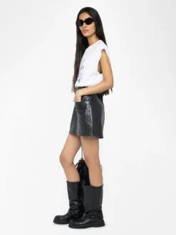 Zadig & Voltaire Cloe Tank Top White -Zadig & Voltaire Clothing JWTT01276 WHITE ADDI 1 686b824cdde9b