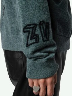 Zadig & Voltaire Clash Cardigan Steller -Zadig & Voltaire Clothing KMCA00223 STELLER ADDI 3 66854df2b2e85