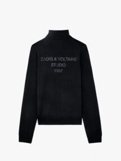 Zadig & Voltaire Charly Studio Cardigan Nightmare -Zadig & Voltaire Clothing KMCA00228 NIGHTMARE PACKSHOT 2 6630a3434f898