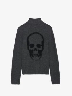 Zadig & Voltaire Charly Wool Cardigan Tar -Zadig & Voltaire Clothing KMCA01247 TAR PACKSHOT 2 673356bfa06e5