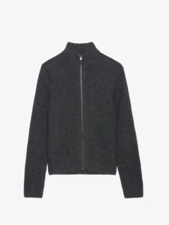Zadig & Voltaire Charly Wool Cardigan Tar -Zadig & Voltaire Clothing KMCA01247 TAR PACKSHOT 673356a3782eb