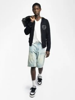 Zadig & Voltaire Clash Cardigan Noir -Zadig & Voltaire Clothing KMCA01264 NOIR ADDI 1 68485085c89df