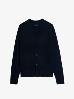 Zadig & Voltaire Mirko Cardigan Encre -Zadig & Voltaire Clothing KMCA01272 ENCRE PACKSHOT 6863baccdf5f2