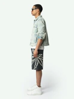 Zadig & Voltaire Pazzo Shorts Vert De Gris -Zadig & Voltaire Clothing KMPA01006 VERT DE GRIS ADDI 1 67d2edb4a0f9b
