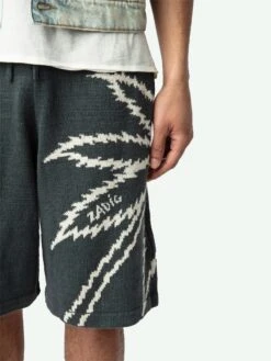 Zadig & Voltaire Pazzo Shorts Vert De Gris -Zadig & Voltaire Clothing KMPA01006 VERT DE GRIS HOVER 67d2edcd4bf97