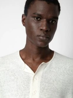 Zadig & Voltaire Veiss Sweater Ecru -Zadig & Voltaire Clothing KMSW00636 ECRU ADDI 2