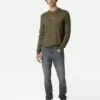 Zadig & Voltaire Kennedy Sweater Used Kaki -Zadig & Voltaire Clothing KMSW00681 USED KAKI SHOOTING 1