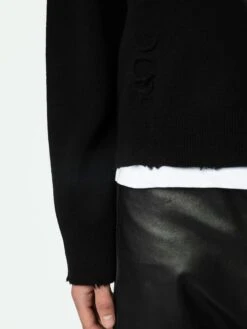 Zadig & Voltaire Marko Wool Sweater Black -Zadig & Voltaire Clothing KMSW00711 NOIR HOVER 67054a6cd432e