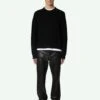 Zadig & Voltaire Marko Wool Sweater Black -Zadig & Voltaire Clothing KMSW00711 NOIR SHOOTING 6705492c198e6