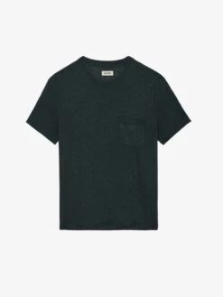 Zadig & Voltaire Jimmy Cashmere Sweater Vert De Gris -Zadig & Voltaire Clothing KMSW01743 VERT DE GRIS PACKSHOT 67c1896800517