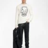 Zadig & Voltaire Marko Wool Sweater Ecru -Zadig & Voltaire Clothing KMSW01792 ECRU SHOOTING 6863f5f5daba7
