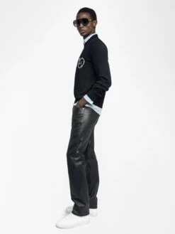 Zadig & Voltaire Kennedy Sweater Noir -Zadig & Voltaire Clothing KMSW01793 NOIR ADDI 2 68484f666505b